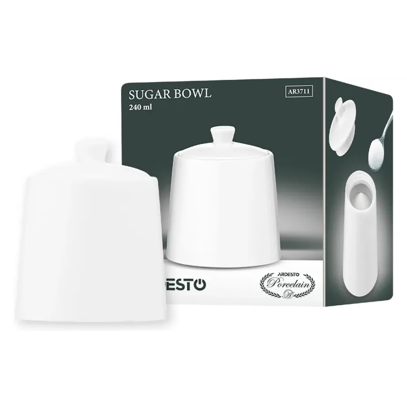 Захарница Ardesto, White (AR3711)