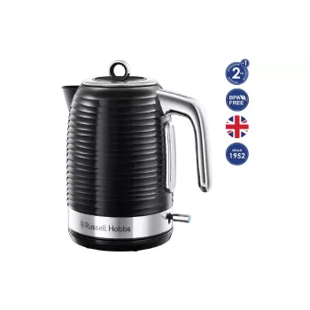 غلاية كهربائية Russell Hobbs Inspire, Black/Silver (24361-70)