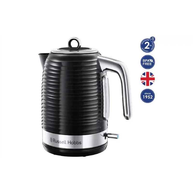 Електрочайник Russell Hobbs Inspire (24361-70), 1700 мл, Black/Silver