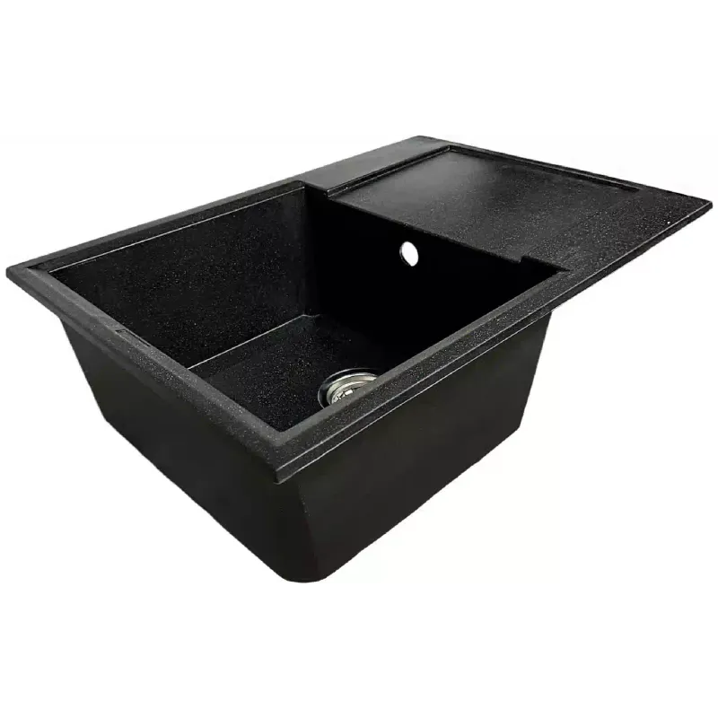 Pia de cozinha + misturador Adamant Horizon, Black (4824296104403)
