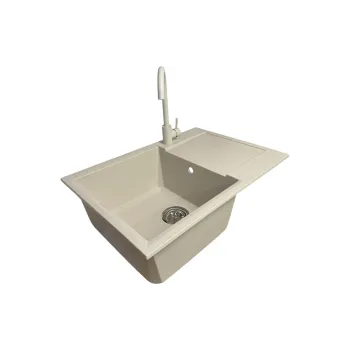 Fregadero de cocina + mezclador Adamant Horizon Avena (4824296104406)