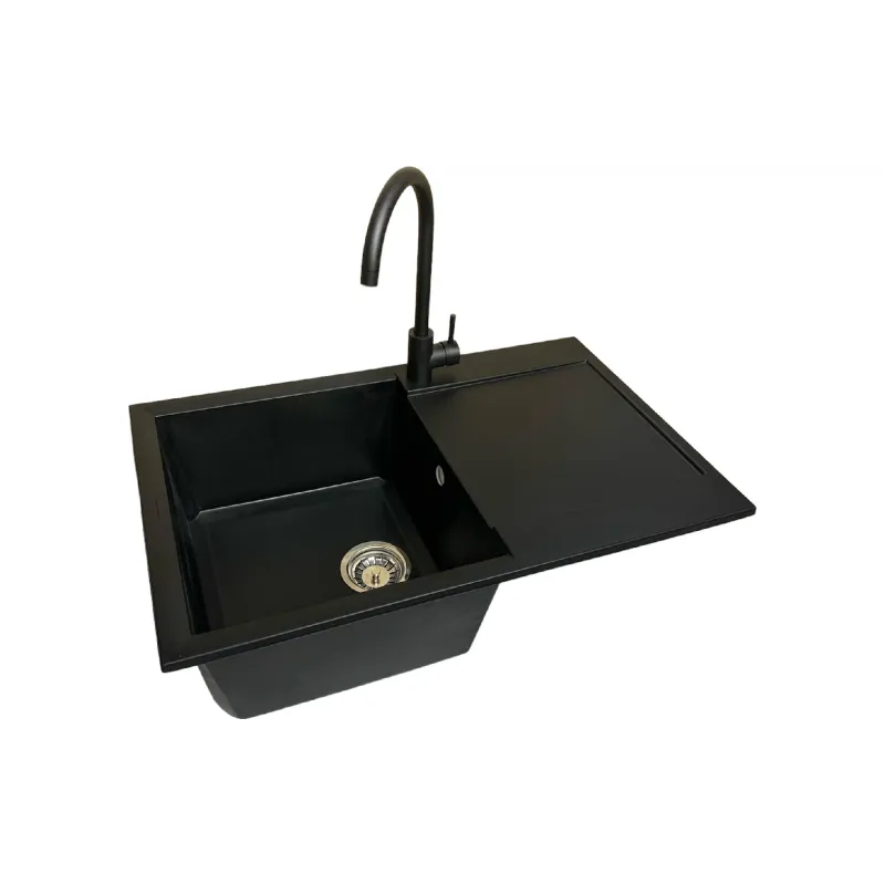 Kuhinjsko korito + mešalnik Adamant Horizon, Anthracite (4824296106315)