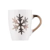 Xícara Ardesto Christmas Snowflake (AR3059AS)
