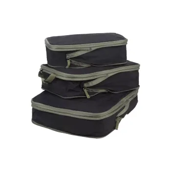 Ein Set Hüllen zum Verpacken von Dingen Tucano Piego Travel 3 in 1, Black (BPG-SET-BK)