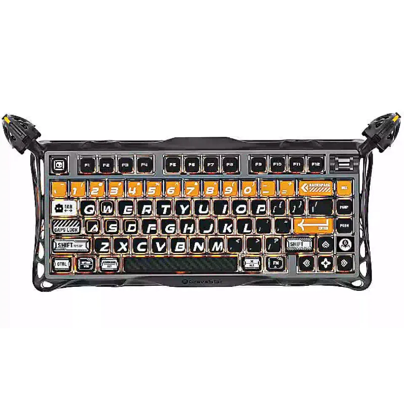 Клавіатура механічна GravaStar Mercury K1 Pro (GSK1PRO_BO_BLK)