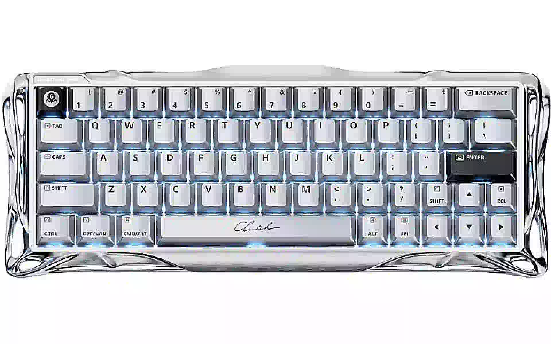 Клавиатура магнитная GravaStar Mercury V60 Pro (GSV60PRO_XTAL_SLV) Клавиатура магнитная GravaStar Mercury V60 Pro (GSV60PRO_XTAL_SLV)