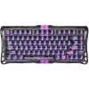 Клавіатура механічна GravaStar Mercury K1 Lite (GSV75LITE_XTAL_BLK), Transparent Black
