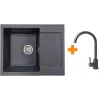 حوض المطبخ + الخلاط Adamant Minimal, Graphite (1824296912313)
