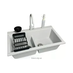 Kitchen sink + faucet + dispenser + glass rinser + colander Adamant Similar (4824296106510), Old Stone Kitchen sink + faucet + dispenser + glass rinser + colander Adamant Similar (4824296106510), Old Stone