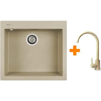 Fregadero de cocina + mezclador Adamant Univer, Sahara (4824296912102)