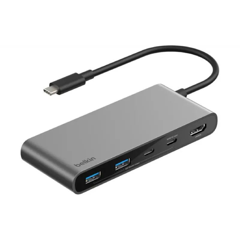 USB-хаб Belkin Multiport Dock, USB-C (AVC023HQSGY)