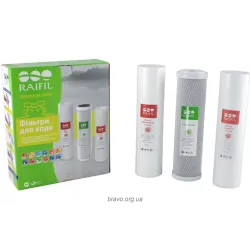 Cartucho de agua Ecosoft Raifil 1-2-3 Green (RAIFILOSMOSGREEN)