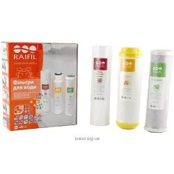 Cartucho de agua Ecosoft Raifil 1-2-3 Resin (RAIFILRESINTRIOCOMPLECT)