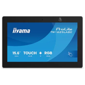 Монітор сенсорний Iiyama 15.6" FHD/IPS /Android 14 (TW1625LASC-B3PNR)