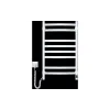 Heated towel rail Navin Avalon (12-103153-4880), White