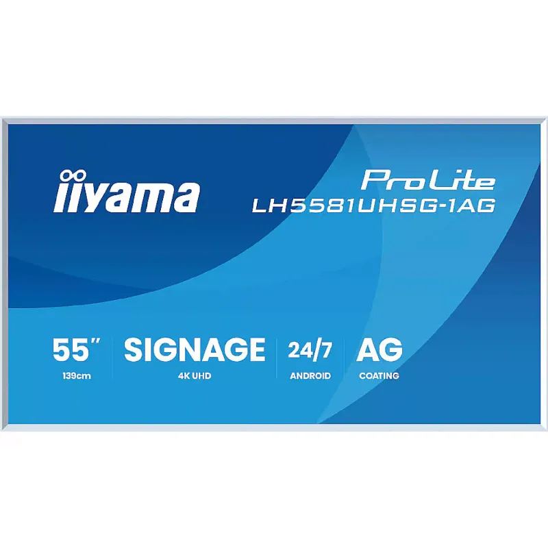 Display Iiyama 54.6" 4K UHD/IPS /Android 14 (LH5581UHSG-1AG)