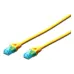 Patch cord 2E  Yellow (2E-PC5ECU-0.20LSZH-YLW)