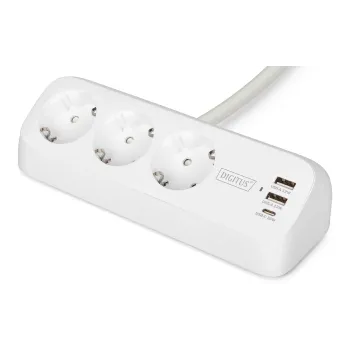 Socket block Digitus Office, White (DA-70626)