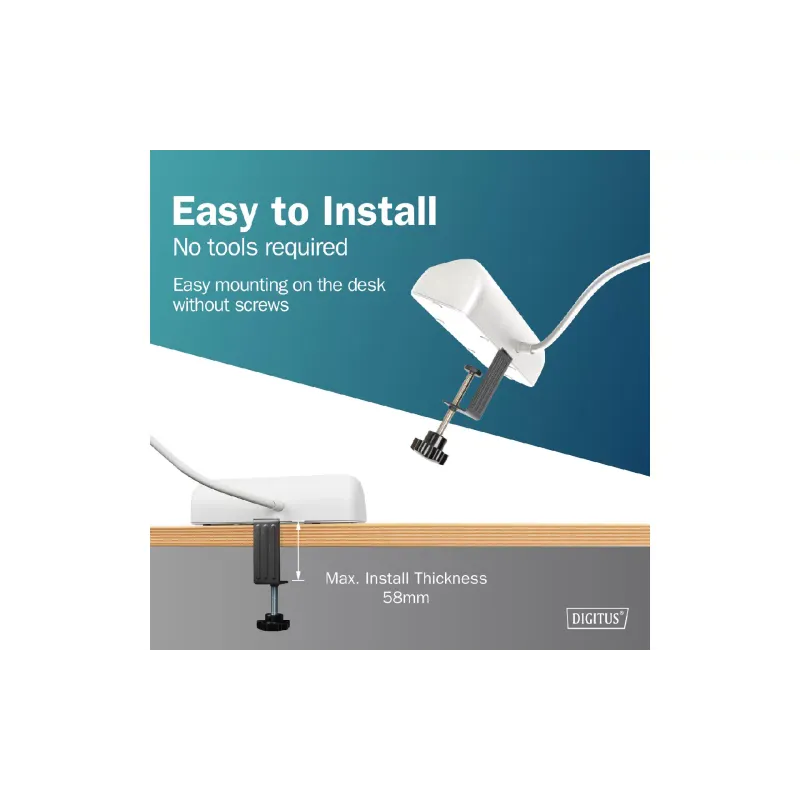 Блок розеток Digitus Office (DA-70626), 1.5 м, White