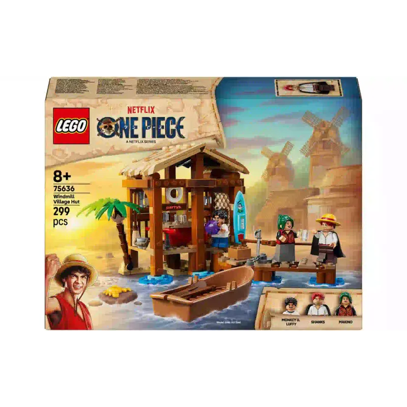 Κατασκευαστής LEGO One Piece Windmill Village Hut (75636-)