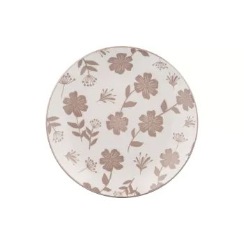 Dessert plate Ardesto Ravenna (AR1319R), 19 cm, White/Beige