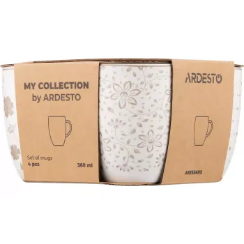 كوب Ardesto Ravenna, White/Beige (AR1336RS)