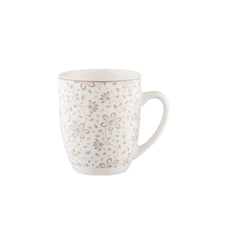 Cup Ardesto Ravenna (AR1336RS), 360 ml, White/Beige