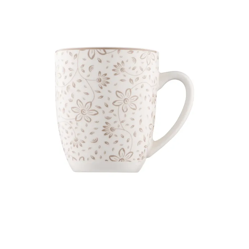 Cup Ardesto Ravenna (AR1336RS), 360 ml, White/Beige