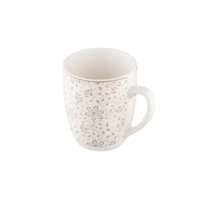 Cup Ardesto Ravenna (AR1336RS), 360 ml, White/Beige