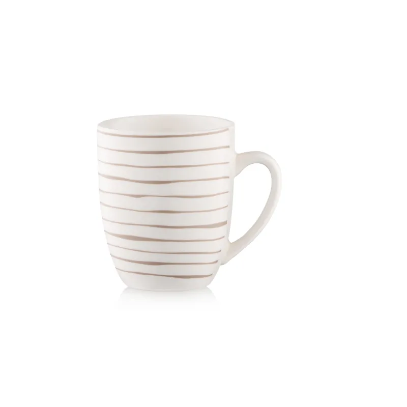 Cup Ardesto Ravenna (AR1336RS), 360 ml, White/Beige