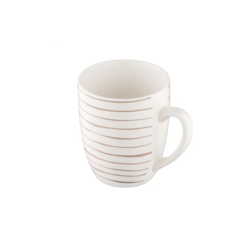 Cup Ardesto Ravenna (AR1336RS), 360 ml, White/Beige