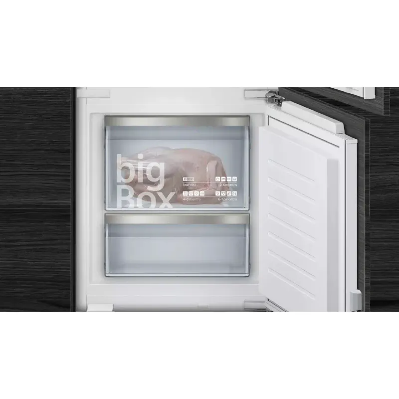 Built-in refrigerator Siemens (KI87SAFE0N), 212/64 l, White