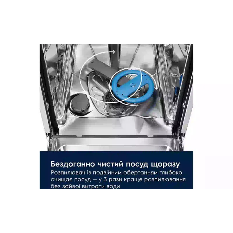 Вградена съдомиялна машина Electrolux, Black (EEM48300L)