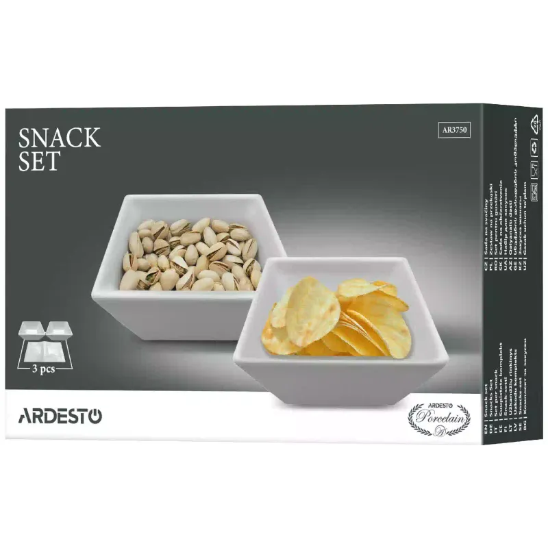 Uzsonnakészlet Ardesto, White (AR3750)