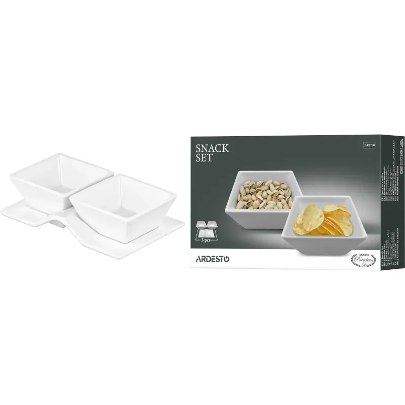 Uzsonnakészlet Ardesto, White (AR3750)