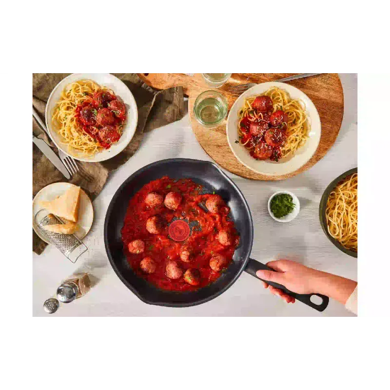 Ponev s pokrovom Tefal Day by Day, Black (B5580423_SET)