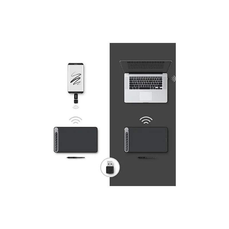 Tablet gráfico Huion Inspiroy Dial (Q620M)