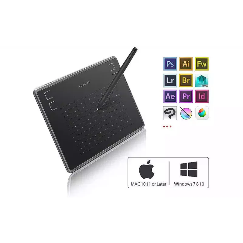اللوح الرسومي Huion Inspiroy, Black (H430P)