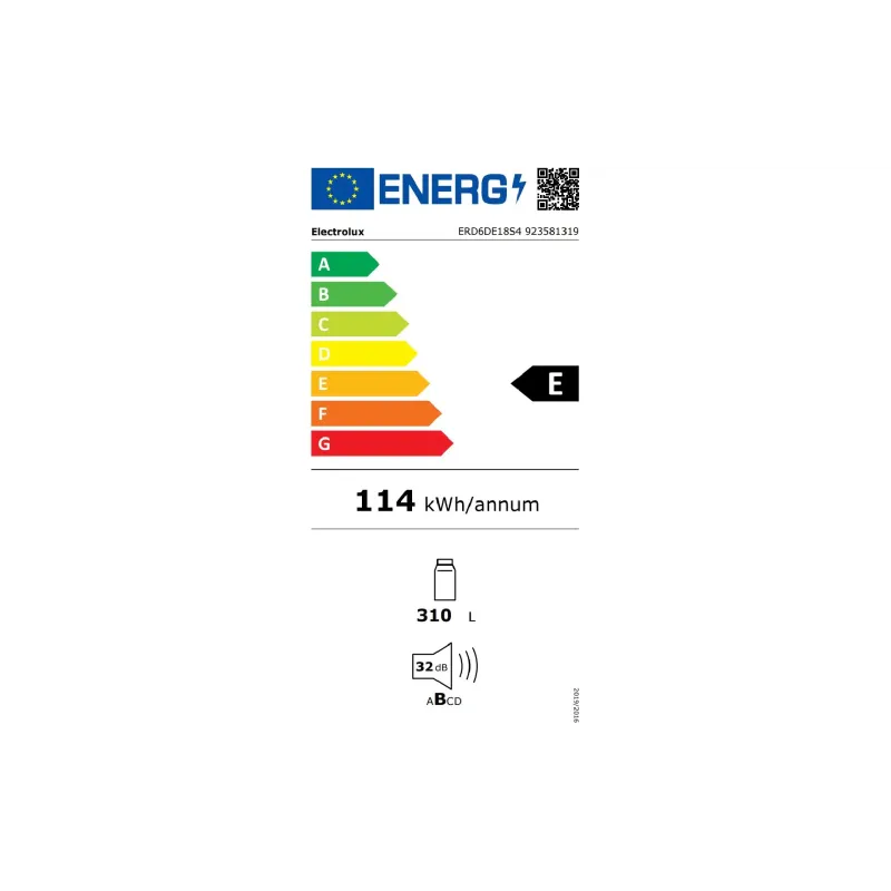 Beépített hűtőkamra Electrolux, White (ERD6DE18S4)