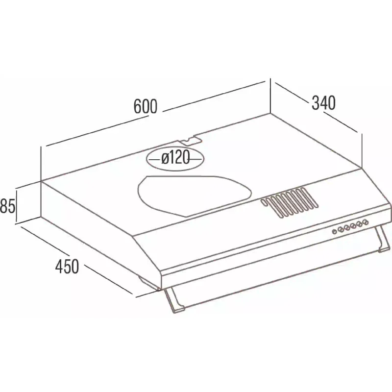 Lapos kapucni Cata LFK 6001 Wh, White (02011112)
