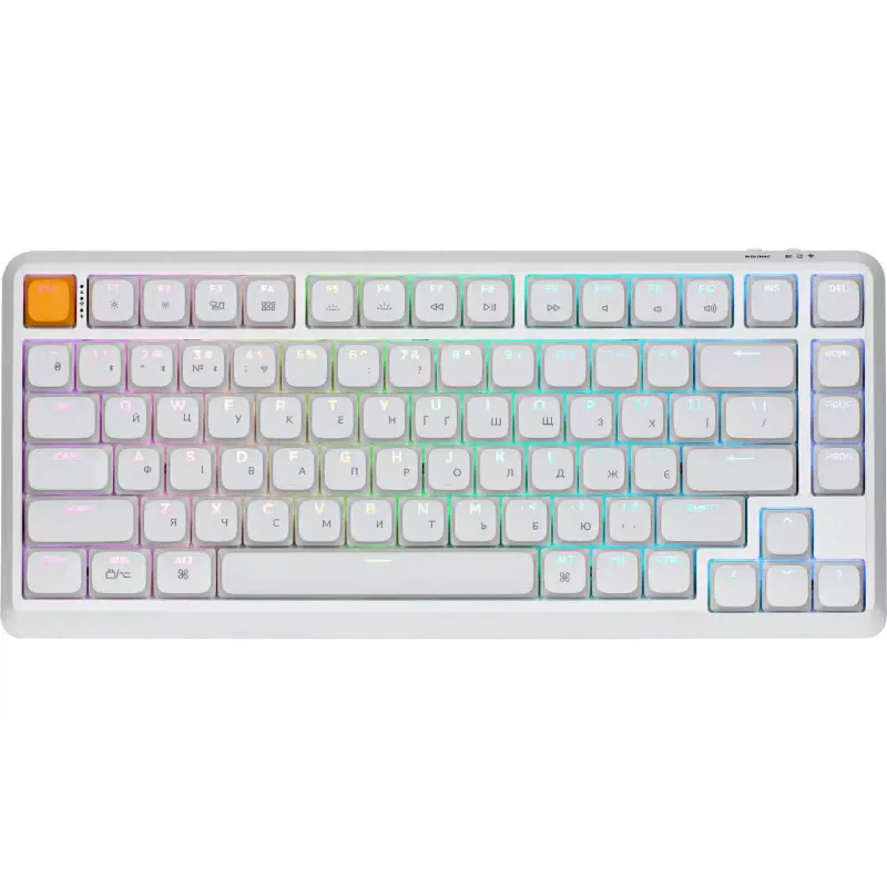 Teclado mecânico Keychron, White (J1-Q4-UA)