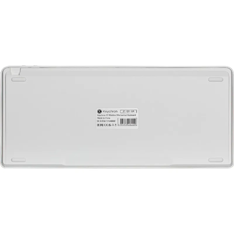 لوحة المفاتيح الميكانيكية Keychron, White (J1-Q1-UA)