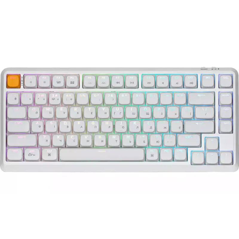 لوحة المفاتيح الميكانيكية Keychron, White (J1-Q3-UA)