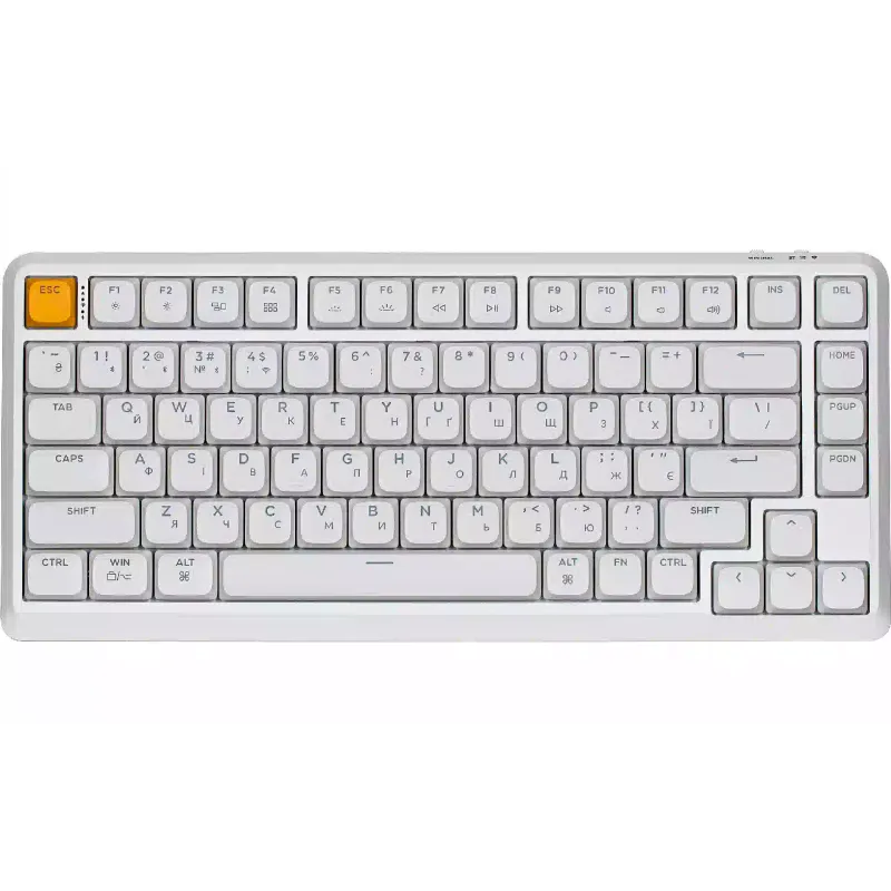 لوحة المفاتيح الميكانيكية Keychron, White (J1-Q3-UA)