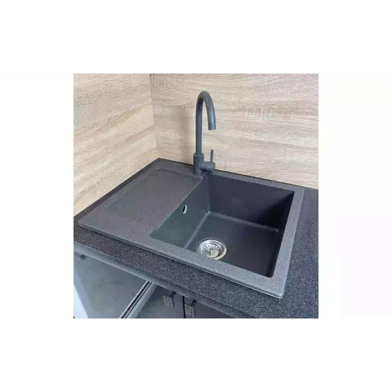 حوض المطبخ + الخلاط Adamant Minimal, Graphite (1824296912313)