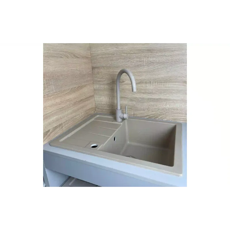 Küchenspüle + Wasserhahn + Spender Adamant Anila, Sahara (182496900302)