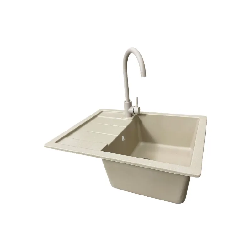 Küchenspüle + Wasserhahn + Spender Adamant Anila, Sahara (182496900302)