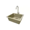 Кухненска мивка + смесител + диспенсър Adamant Univer, Sahara (4824296902102)