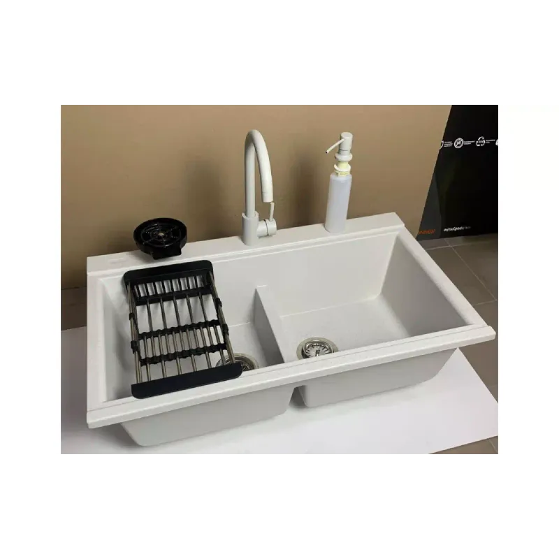 حوض المطبخ + صنبور + موزع + غسالة أكواب + مصفاة Adamant Similar, Old Stone (4824296106510)