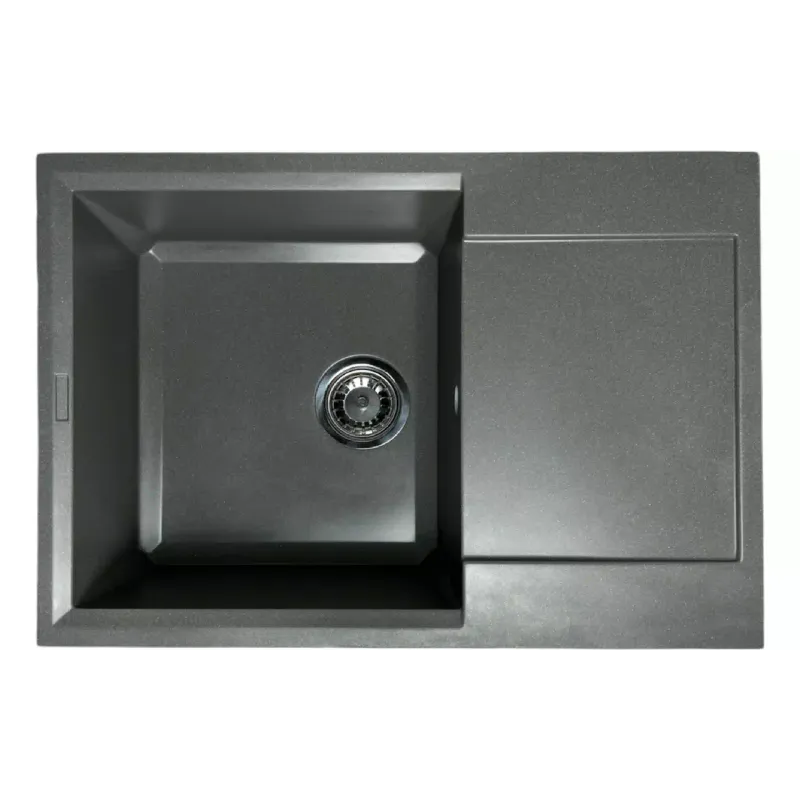 Konyhai mosogató + csaptelep + adagoló Adamant Horizon Medium, Grey (4824296104504)